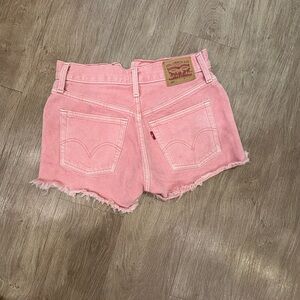 Levi's Women's Pink Jean Shorts